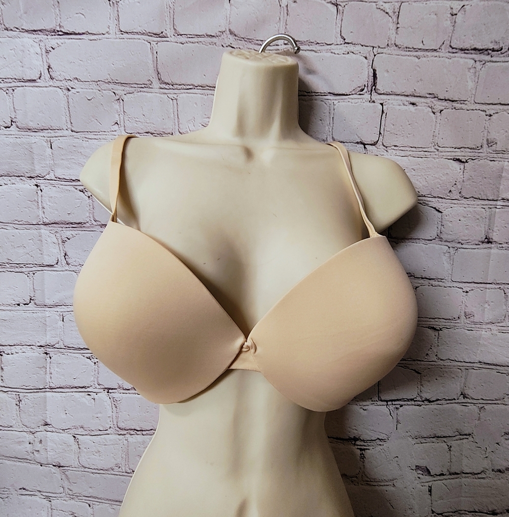 Skims Ultimate Push Up Plunge Underwire Sand Bra 36DDD